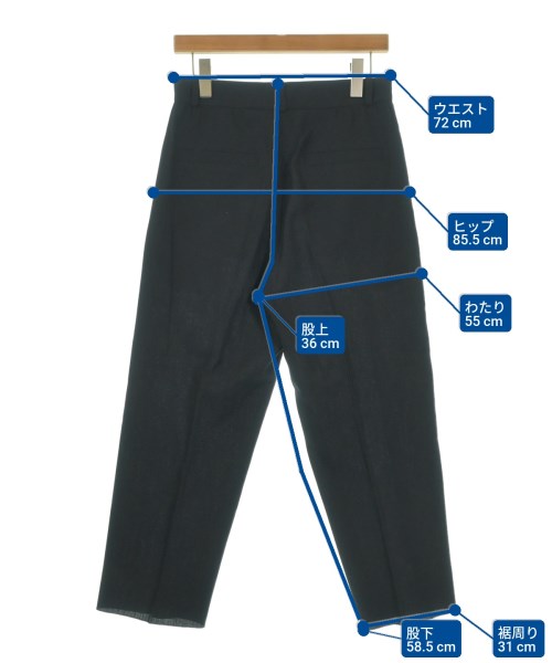 ATON（エイトン）スラックス 紺 サイズ:00(XXS位) メンズ/2200652975192