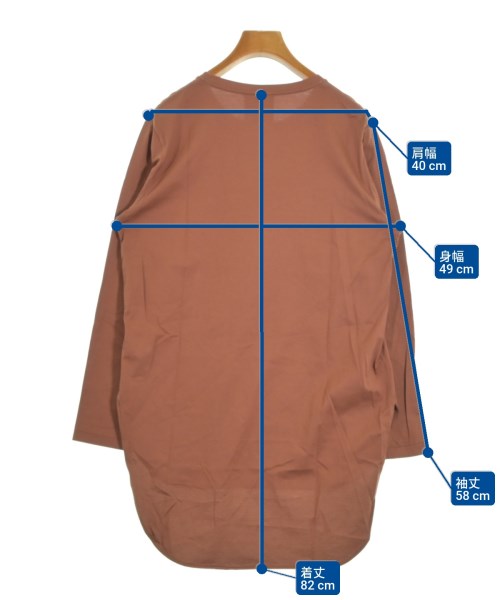 ATON（エイトン）Tシャツ・カットソー 茶 サイズ:F レディース/2200655652274