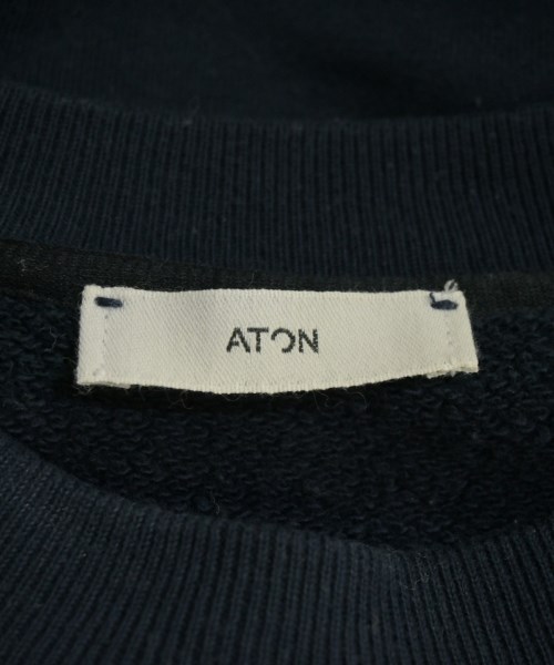ATON（エイトン）スウェット 紺 サイズ:4(XL位) メンズ/2200654802076