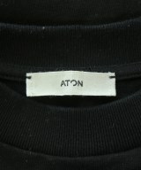 ATON（エイトン）Tシャツ・カットソー 黒 サイズ:02(M位) レディース/2200642654045