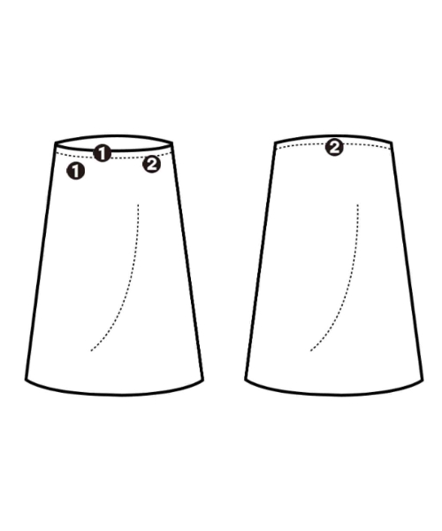 ATON（エイトン）ロング・マキシ丈スカート 黒 サイズ:02(M位) レディース/2200656110063