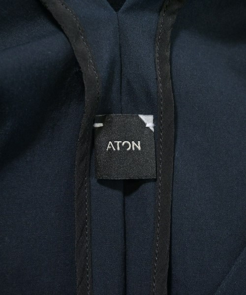 ATON（エイトン）ワンピース 紺 サイズ:01(S位) レディース/2200659277152