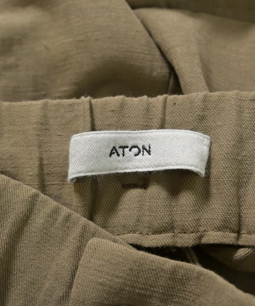 ATON（エイトン）スラックス ベージュ サイズ:06(XXL位) メンズ/2200637733342