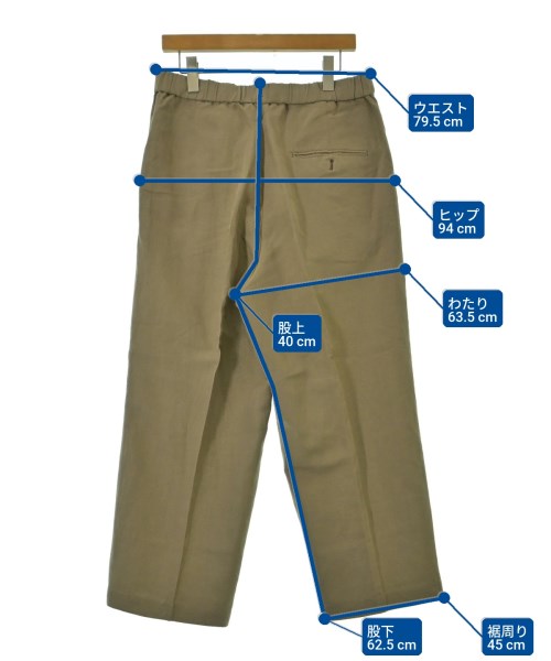 ATON（エイトン）スラックス ベージュ サイズ:06(XXL位) メンズ/2200637733342