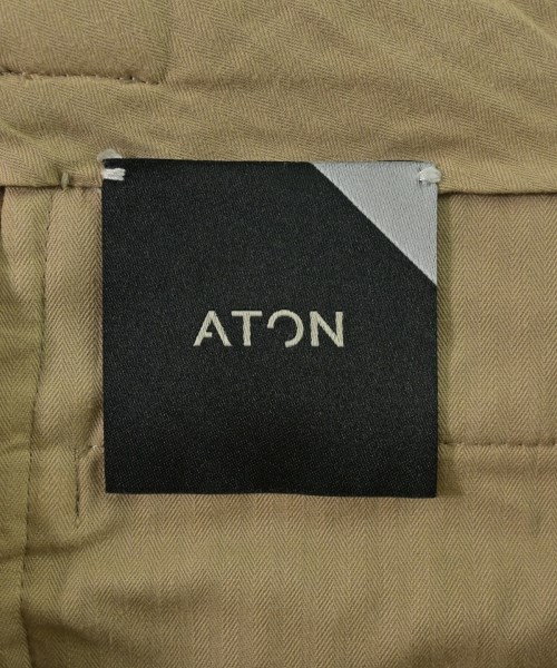 ATON（エイトン）チノパン ベージュ サイズ:00(XXS位) メンズ/2200710815170