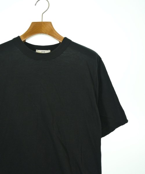 ATON（エイトン）Tシャツ・カットソー 黒 サイズ:S レディース/2200710993021