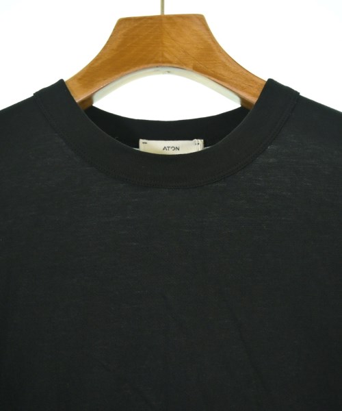 ATON（エイトン）Tシャツ・カットソー 黒 サイズ:S レディース/2200710993021