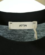 ATON（エイトン）Tシャツ・カットソー 黒 サイズ:S レディース/2200710993021