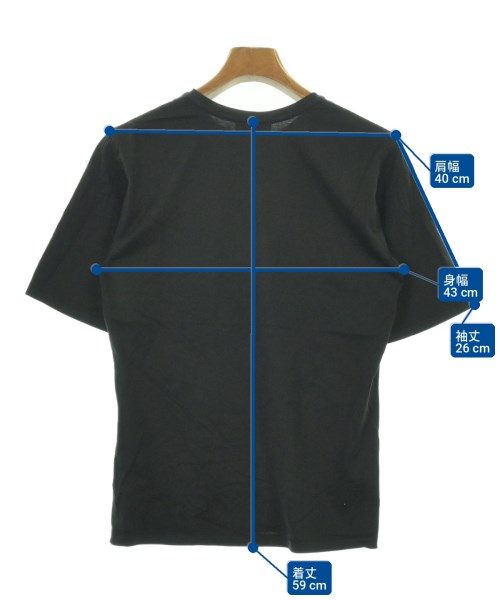 ATON（エイトン）Tシャツ・カットソー 黒 サイズ:02(M位) メンズ/2200700137039