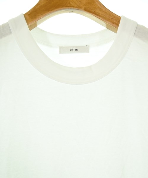 ATON（エイトン）Tシャツ・カットソー 白 サイズ:2(M位) レディース/2200708624258