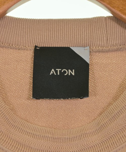 ATON（エイトン）スウェット ベージュ サイズ:6(XXL位) メンズ/2200711860025