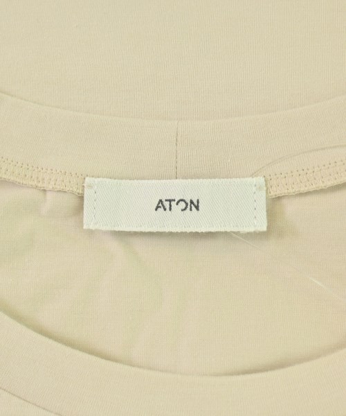 ATON（エイトン）Tシャツ・カットソー ベージュ サイズ:6(XL位) メンズ/2200709258148
