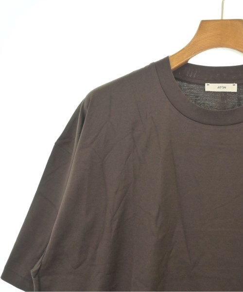 ATON（エイトン）Tシャツ・カットソー 茶 サイズ:6(XL位) メンズ/2200709258155