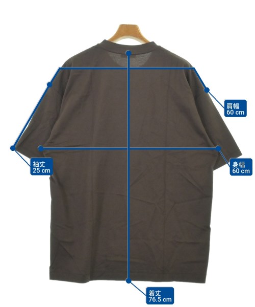 ATON（エイトン）Tシャツ・カットソー 茶 サイズ:6(XL位) メンズ/2200709258155