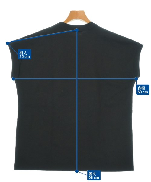ATON（エイトン）Tシャツ・カットソー 黒 サイズ:02(M位) レディース/2200710765031