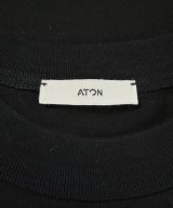 ATON（エイトン）Tシャツ・カットソー 黒 サイズ:02(M位) レディース/2200710765031