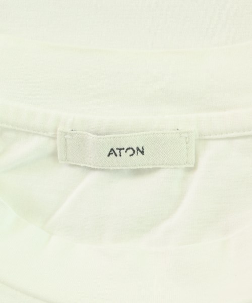 ATON（エイトン）Tシャツ・カットソー 白 サイズ:2(M位) メンズ/2200712400039