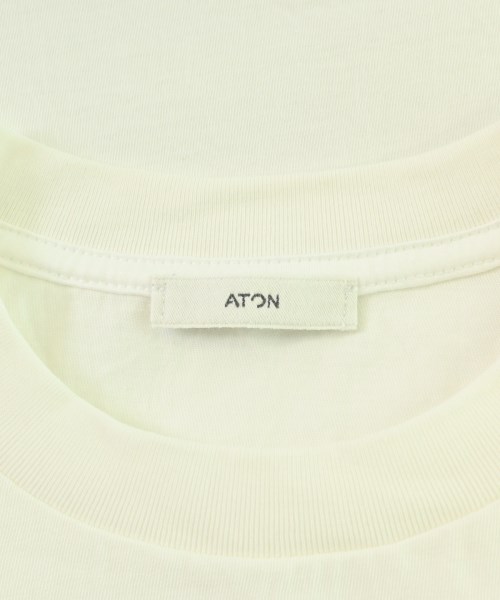 ATON（エイトン）Tシャツ・カットソー 白 サイズ:2(M位) メンズ/2200712400046