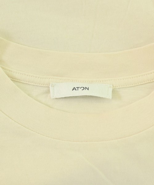 ATON（エイトン）Tシャツ・カットソー ベージュ サイズ:2(M位) メンズ/2200714280226