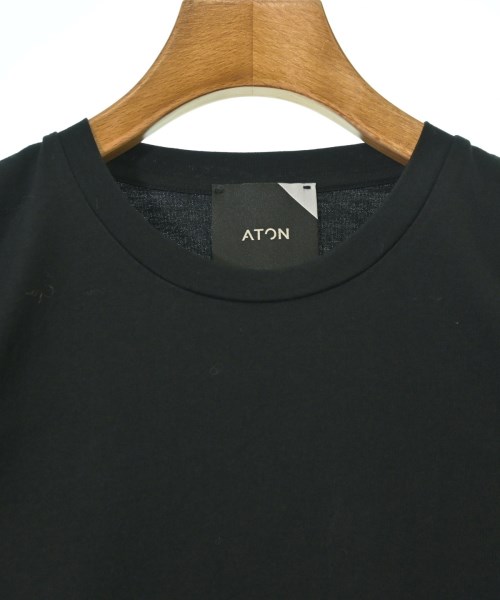 ATON（エイトン）Tシャツ・カットソー 黒 サイズ:2(M位) レディース/2200712490153