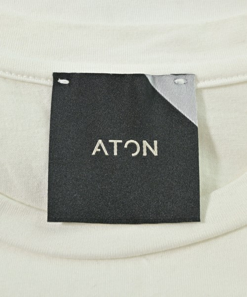 ATON（エイトン）Tシャツ・カットソー 白 サイズ:2(M位) レディース/2200712490160