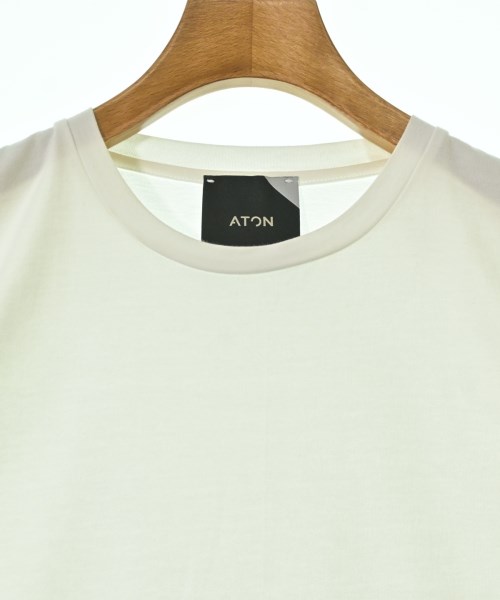 ATON（エイトン）Tシャツ・カットソー 白 サイズ:2(M位) レディース/2200712490160