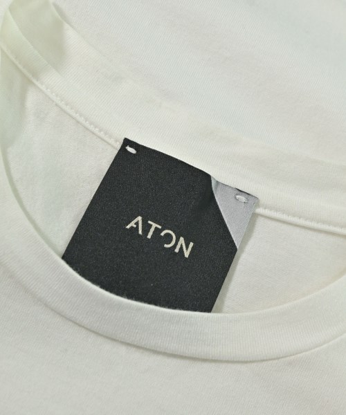 ATON（エイトン）Tシャツ・カットソー 白 サイズ:2(M位) レディース/2200712490160