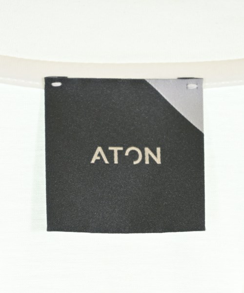 ATON（エイトン）Tシャツ・カットソー 白 サイズ:04(M位) メンズ/2200712490184