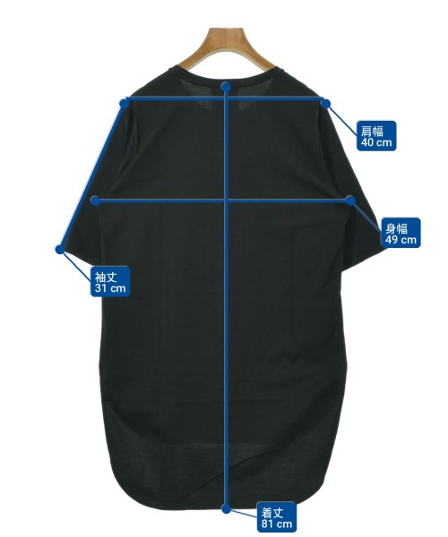 ATON（エイトン）Tシャツ・カットソー 黒 サイズ:02(M位) レディース/2200712490214