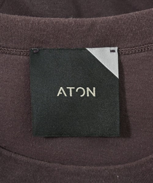 ATON（エイトン）ノースリーブ 茶 サイズ:01(S位) レディース/2200715568200