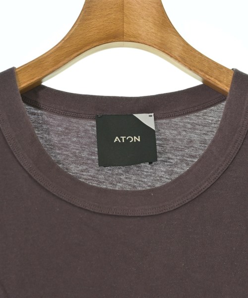 ATON（エイトン）ノースリーブ 茶 サイズ:01(S位) レディース/2200715568200