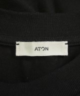 ATON（エイトン）Tシャツ・カットソー 黒 サイズ:02(M位) レディース/2200704513075