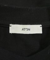 ATON（エイトン）Tシャツ・カットソー 黒 サイズ:02(M位) レディース/2200704513082