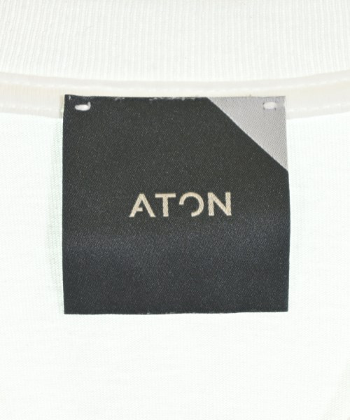 ATON（エイトン）Tシャツ・カットソー 白 サイズ:06(L位) メンズ/2200715859063