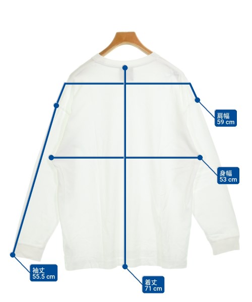 ATON（エイトン）Tシャツ・カットソー 白 サイズ:06(L位) メンズ/2200715859063