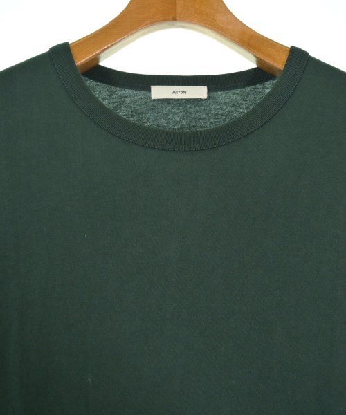 ATON（エイトン）Tシャツ・カットソー 緑 サイズ:06(L位) メンズ/2200716366065