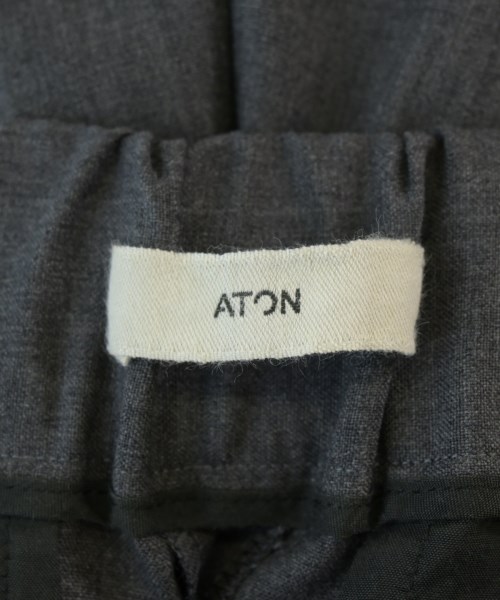 ATON（エイトン）スラックス グレー サイズ:1(S位) レディース/2200713497304