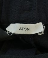 ATON（エイトン）スラックス 紺 サイズ:4(XL位) メンズ/2200715878033