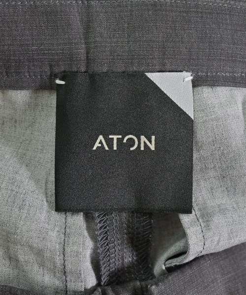 ATON（エイトン）ショートパンツ グレー サイズ:1(S位) レディース/2200716917076
