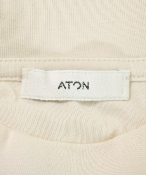 ATON（エイトン）Tシャツ・カットソー ベージュ サイズ:1(S位) レディース/2200717109050