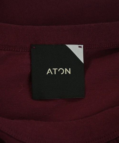 ATON（エイトン）ノースリーブ 赤 サイズ:01(S位) レディース/2200716400059