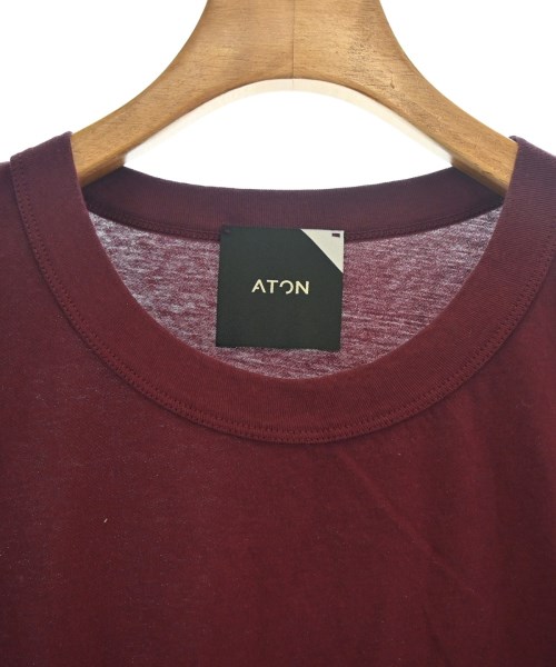 ATON（エイトン）ノースリーブ 赤 サイズ:01(S位) レディース/2200716400059
