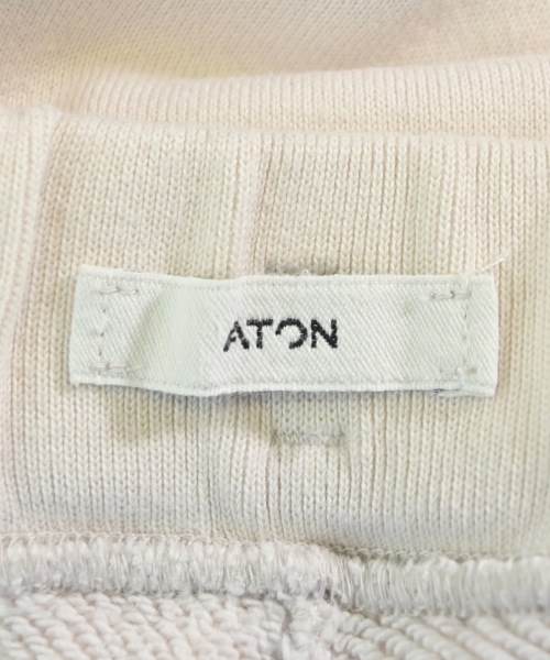 ATON（エイトン）スウェットパンツ 白 サイズ:02(M位) レディース/2200714021058