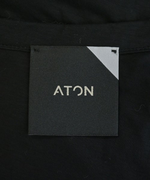 ATON（エイトン）カーディガン 黒 サイズ:2(M位) レディース/2200718748029
