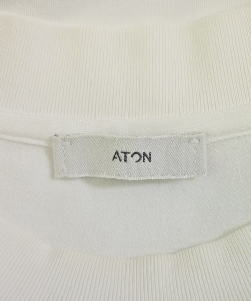 ATON（エイトン）Tシャツ・カットソー 白 サイズ:4(XL位) メンズ/2200718811136