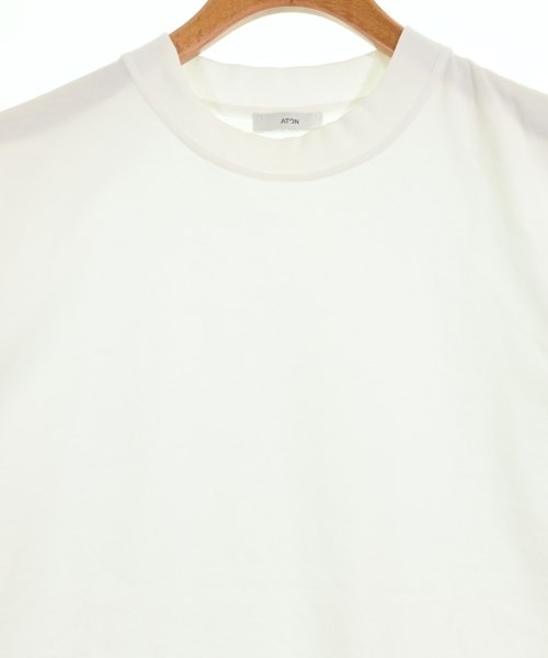 ATON（エイトン）Tシャツ・カットソー 白 サイズ:4(XL位) メンズ/2200718811136
