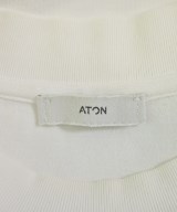 ATON（エイトン）Tシャツ・カットソー 白 サイズ:4(XL位) メンズ/2200718811136