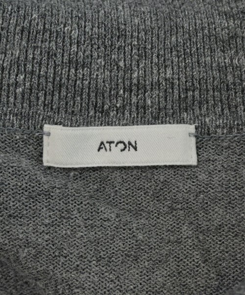 ATON（エイトン）ポロシャツ グレー サイズ:6(XXL位) メンズ/2200718905071