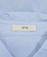 ATON（エイトン）カジュアルシャツ 青 サイズ:4(XL位) メンズ/2200719395062