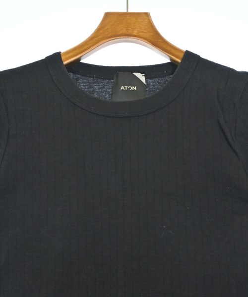 ATON（エイトン）Tシャツ・カットソー 黒 サイズ:2(M位) レディース/2200714363097